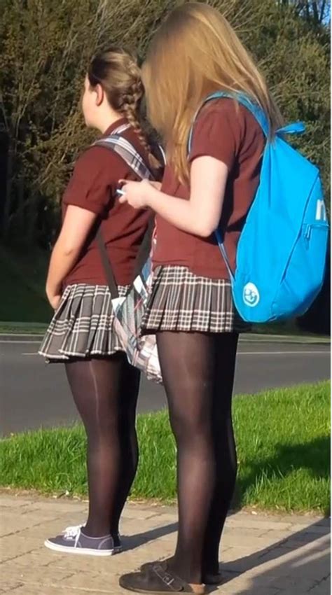Candid Schoolgirl Skirt