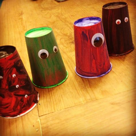 paper cup monsters paper cup crafts cup crafts paper cup