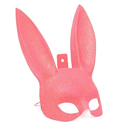 cute halloween party cosplay fancy rabbit face mask decoration props