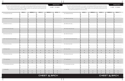 P90x Legs And Back Worksheet Promotiontablecovers