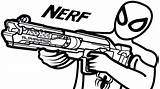 Nerf Coloring Pages Getcolorings sketch template