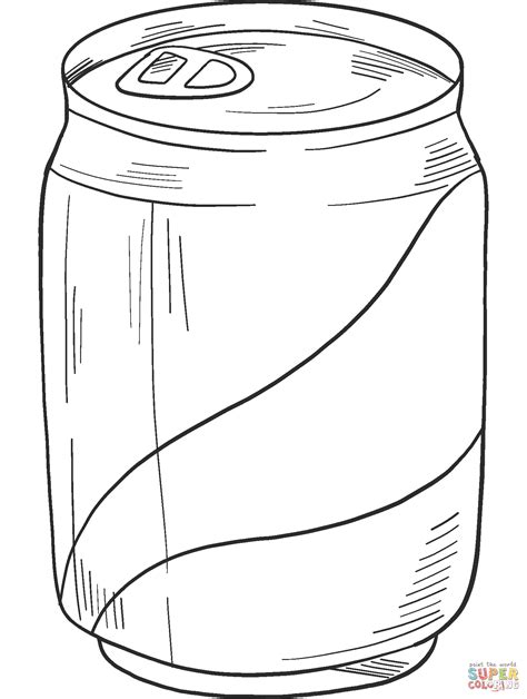 soda  coloring page  printable coloring pages