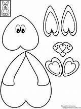 Cut Paste Coloring Pages Bunny Color Thanksgiving Worksheets Printable Getcolorings Getdrawings Rabbit Template sketch template