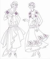 Fashion Coloring Vintage Pages Nicole 2007 Florian Created Saturday May sketch template