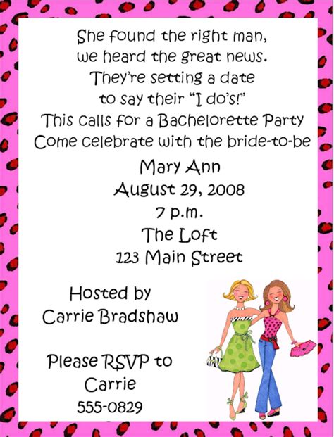 17 Bachelorette Party Invitations Party Ideas