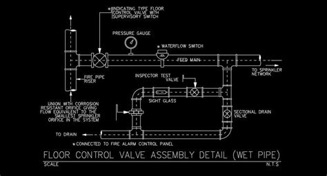 floor control valve assembly detail drawing     autocad file cadbull