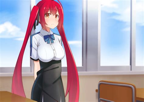 Redhead Long Hair Anime Anime Girls Twintails Ore Twintail Ni