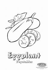 Eggplant Getdrawings Coloring sketch template