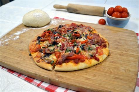 homemade italian pizza recipe  home simple recipe