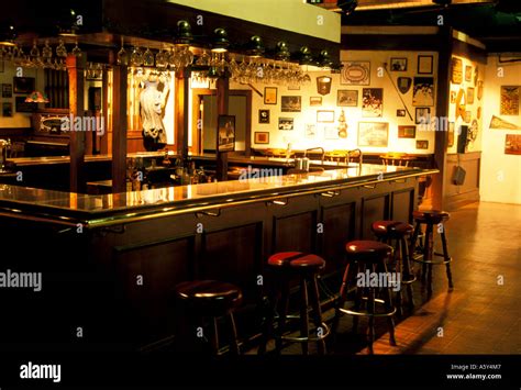 california los angeles hollywood entertainment museum original cheers bar stock photo alamy