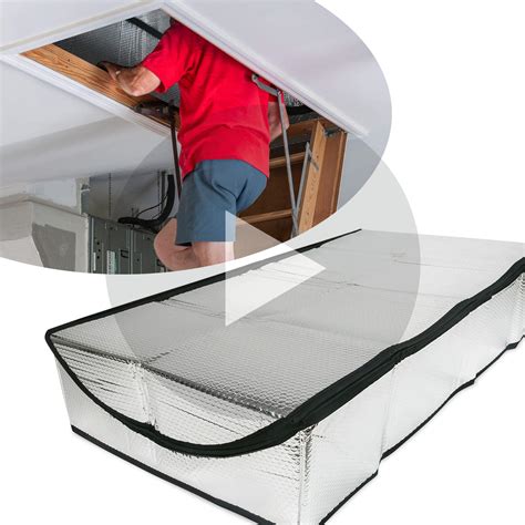 buy insulating attic stair cover      mpet attic door