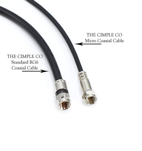 cable coaxial estandar cables de vídeo audio e internet