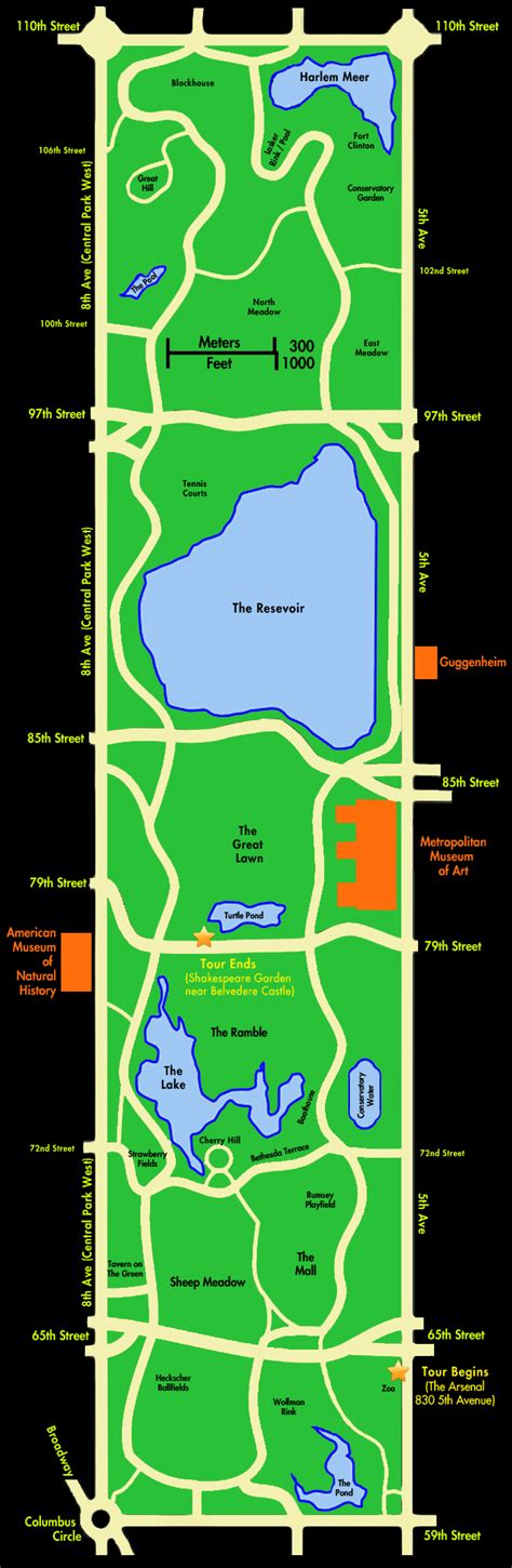 printable central park map