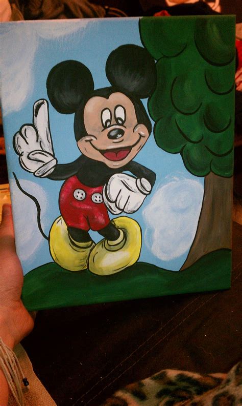 mickey mouse painted   wwwfacebookcom