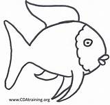 Fish Rainbow Template Clipart Outline Coloring Found Templates Cut Clip Printable 123playandlearn Kids Pages Activities Library Own Make Collection Clipground sketch template