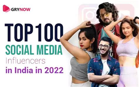 top  social media influencers  india