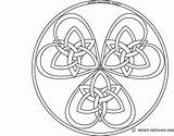 Knots Colouring Celtas sketch template