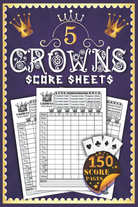 buy  crowns score sheet  small crowns score cards  scorekeeping