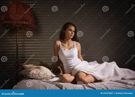 Sensual Girl In The Bedroom Stock Image Image Of Caucasian Chamber