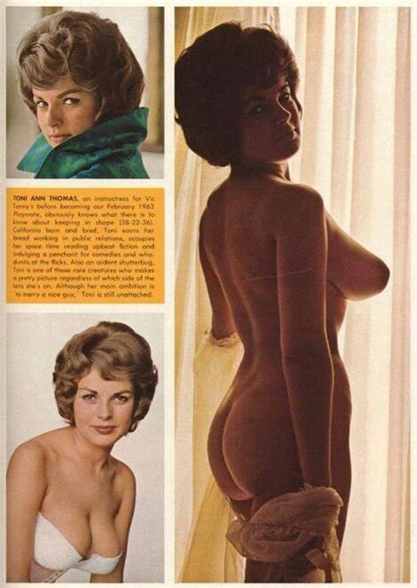 Toni Ann Thomas February 1963 Playmate Another Oldie But Torpedo Y