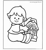 Coloring People Pages Little Fisher Price Printable Cartoon Kids Color Character Sheets Fun Characters Found sketch template