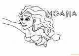 Pages Moana Flying Coloring Color sketch template