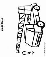 Crane Coloring Truck Pages Printactivities Gif 92kb Drawings Popular sketch template