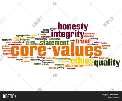 conceptual core values image and photo free trial bigstock