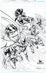 Dc Ink sketch template