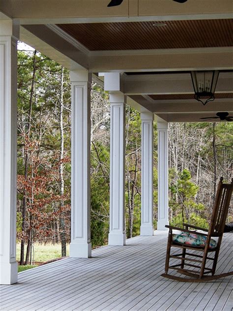 non tapered pvc porch columns curb appeal products