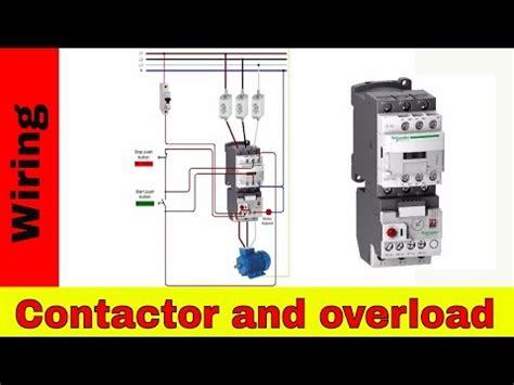 wiring diagram  schneider contactor