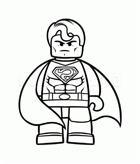 lego superman coloring page    print   coloring home