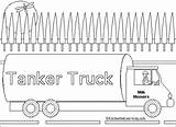 Enchantedlearning Tanker Coloring sketch template