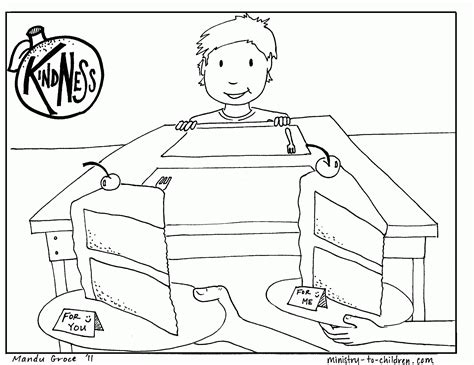 kindness coloring pages  printable  kids coloring home