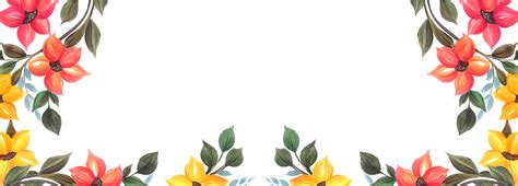 colorful floral banner background design  vector art  vecteezy