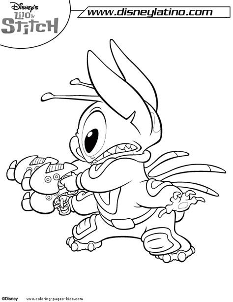 stitch alien coloring page coloring pages