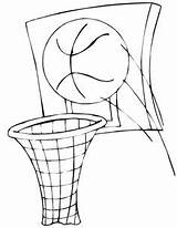 Basketball Coloring Pages Printable Hoop Kids Goal Sketch Cartoon Cliparts Print Ball Clipart Drawing Colouring Printables Color Rocking Chair Library sketch template