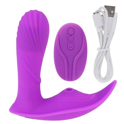Female Wearable Butterfly Wireless Remote Control Heating Sucking