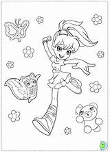 Polly Pocket Dinokids Coloringhome Disegno Sheets Pintar Poket Downloaden sketch template