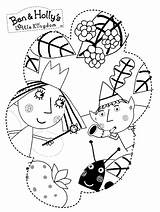 Holly Ben Pages Coloring Printable Getcolorings Color sketch template