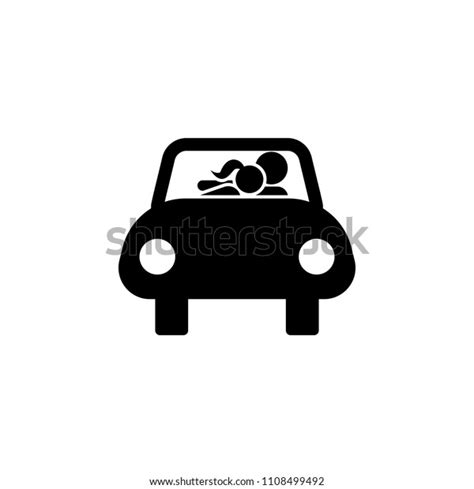 sex car icon element prostitution illustration stock illustration