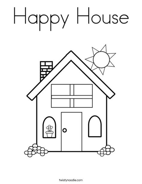 part  house colouring pages house coloring pages preschool