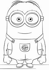 Minion Coloring Minions Dave Pages Drawing Printable Easy Print Stuart Color Challenge Marker Birthday Supercoloring Cartoon Happy Kevin Purple Drawings sketch template
