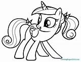 Pony Little Coloring Pages Cadence Twilight Sparkle Sunset Princess Shimmer Drawing Alicorn Maddie Liv Color Armor Shining Getcolorings Drawings Getdrawings sketch template