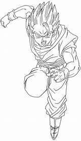 Gohan Lineart Coloring Pages Deviantart Dragon Ball Super Goku Ultimate Drawing Dbz Drawings Mystic Line Choose Board sketch template