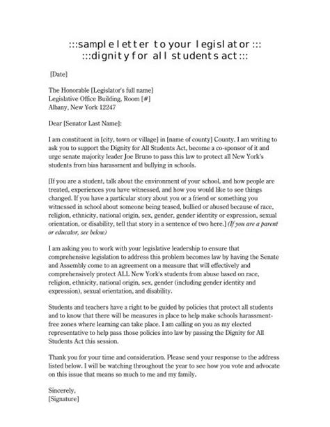 advocacy letter template
