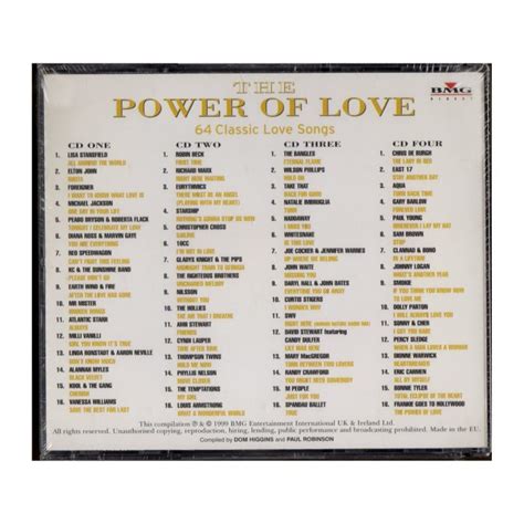 Power Of Love Music Collection Telestar Direct Marketing