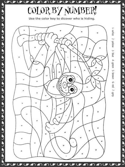color  number coloring  numbers  kids coloring pages