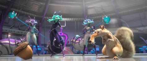Image Scratazon And Her Guards With Scrat And His Acorn