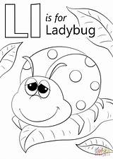 Coloring Letter Ladybug Pages Printable Alphabet Kids Time Crafts Sheets Ll Preschool Ladybugs Lion Bug Abc Letters Lego Movie Kindergarten sketch template